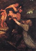 Sir John Everett Millais The Rescue France oil painting artist